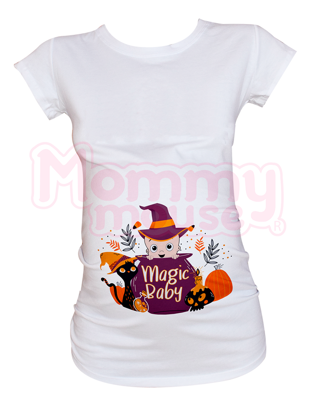 Blusa maternidad manga corta Full Print. Magic Baby