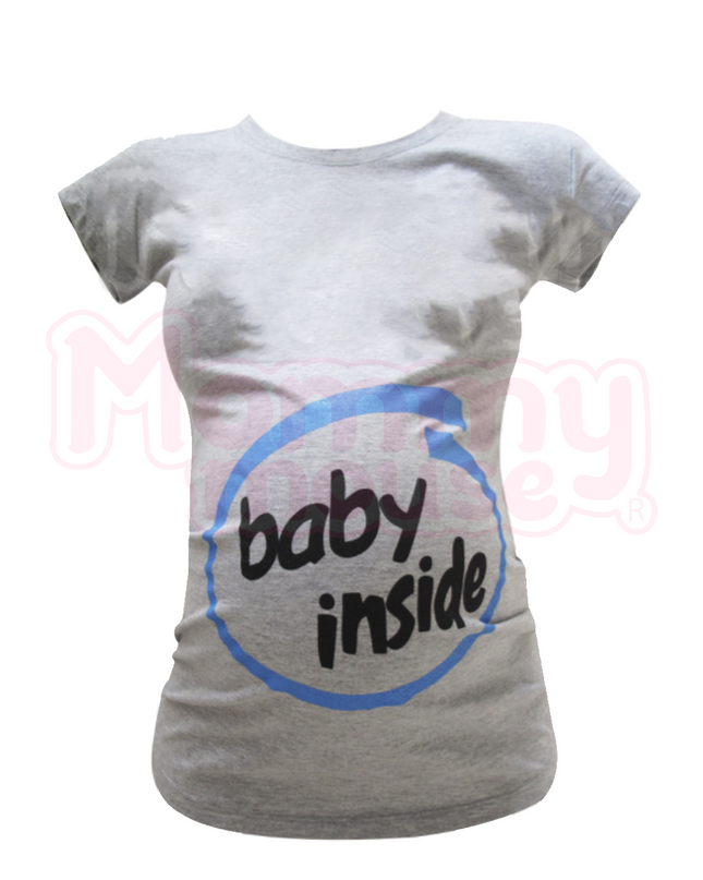 Blusa Maternidad Básica Manga corta. Baby inside.