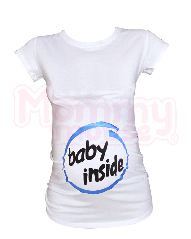 Blusa Maternidad Básica Manga corta. Baby inside.