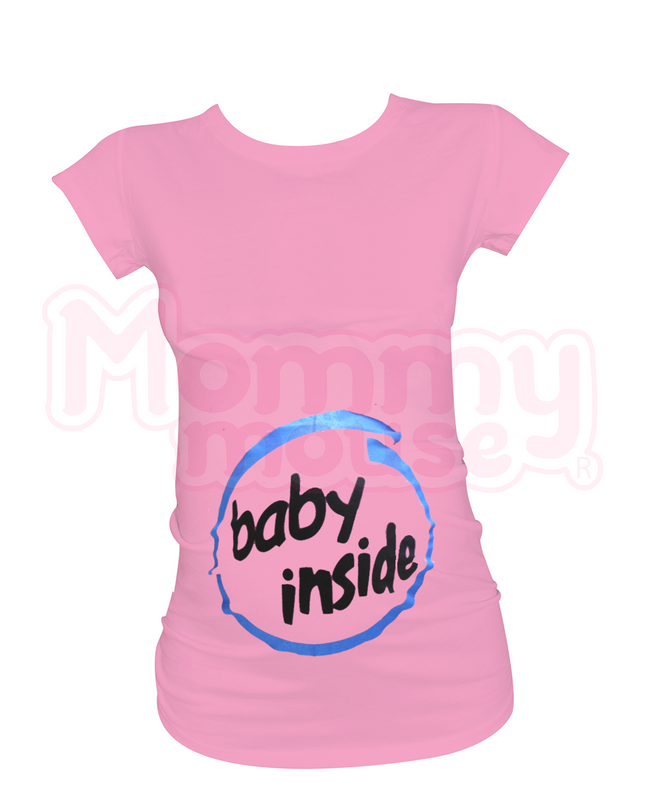 Blusa Maternidad Básica Manga corta. Baby inside.