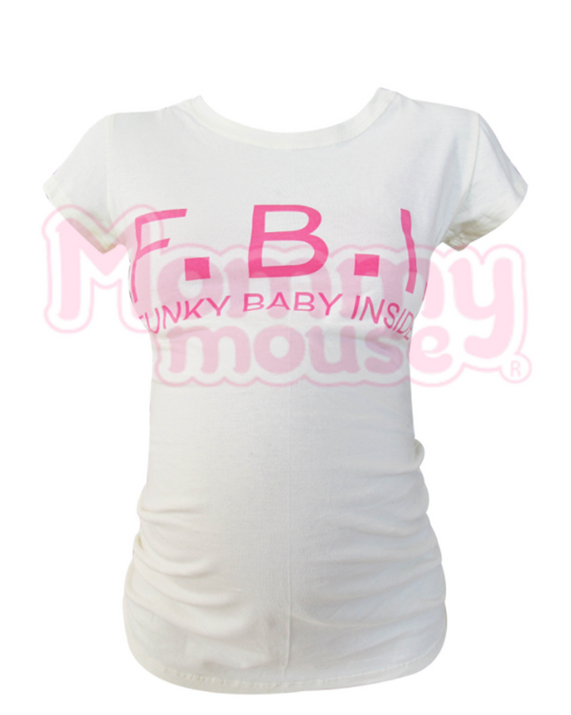 Blusa maternidad Básica Manga corta.  F.B.I.