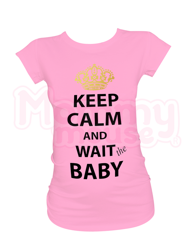 Blusa Maternidad Básica Manga corta. Keep Calm
