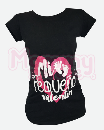 Blusa Maternidad Básica Manga corta. Pequeño Valentín.