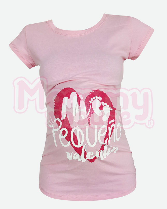 Blusa Maternidad Básica Manga corta. Pequeño Valentín.