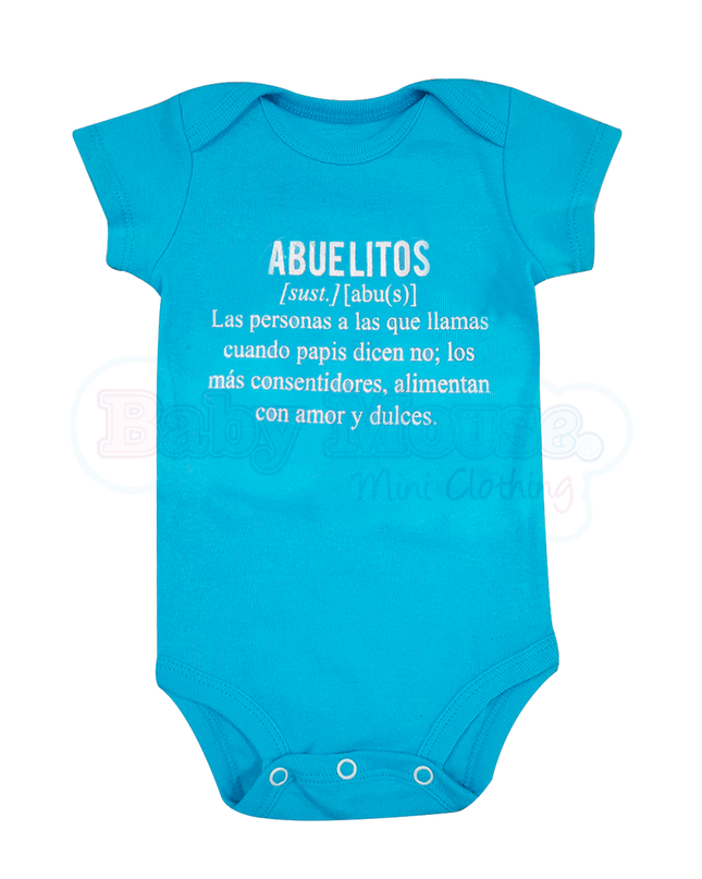 Pañalero Manga Corta unisex. Abuelitos