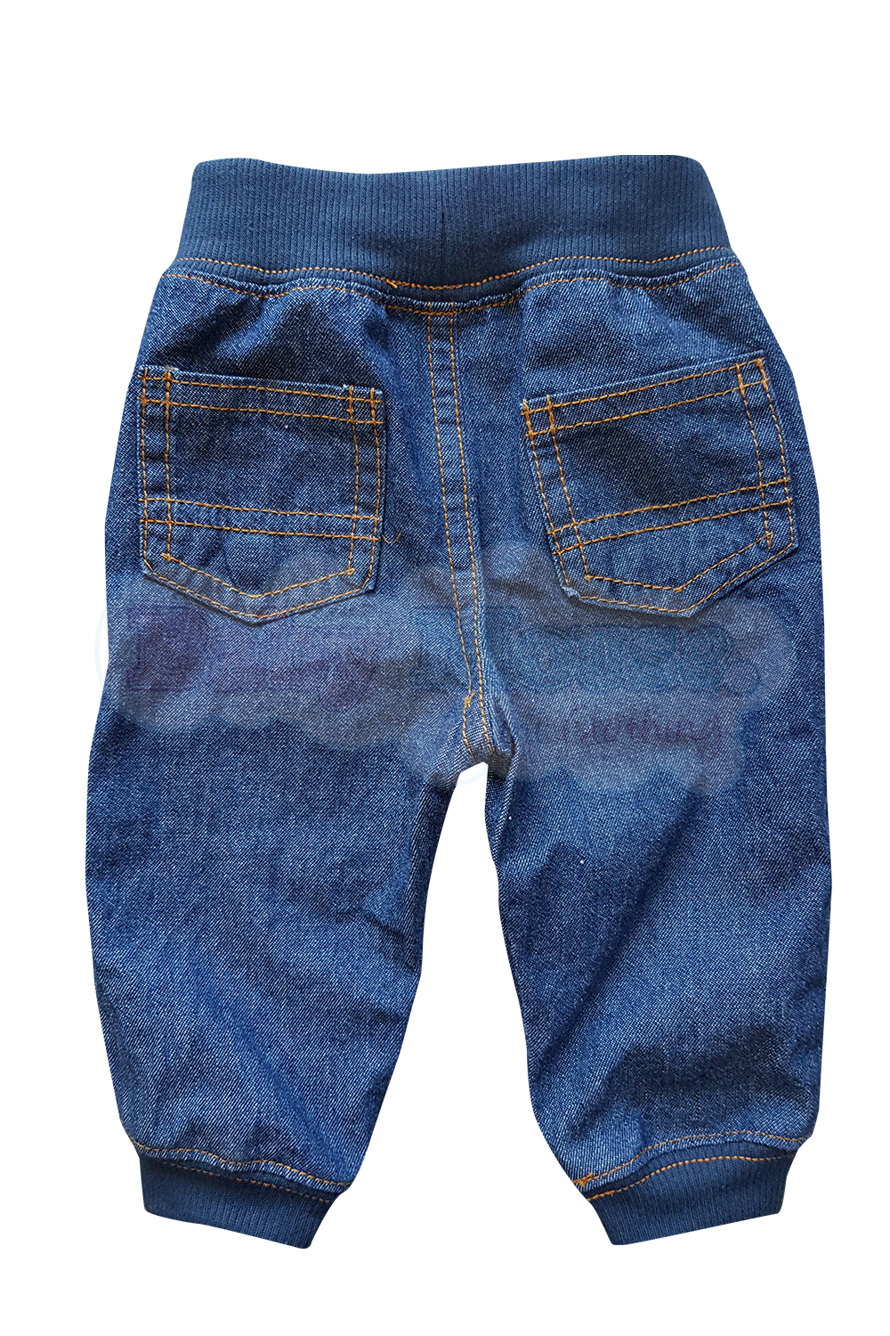 Pantalon bombacho mezclilla hotsell