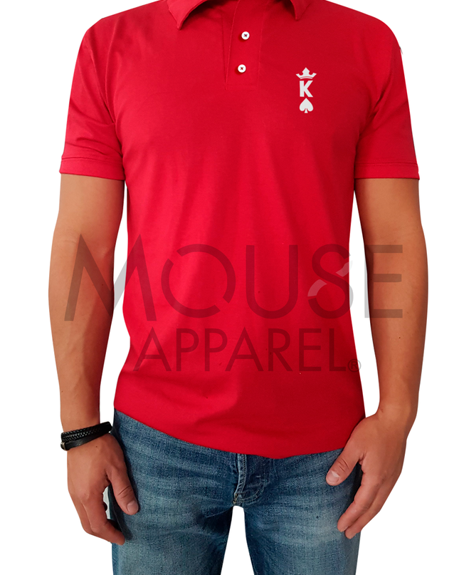 Playera Caballero Tipo polo. King