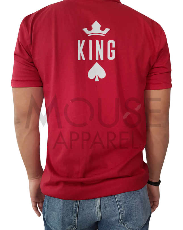 Playera Caballero Tipo polo. King