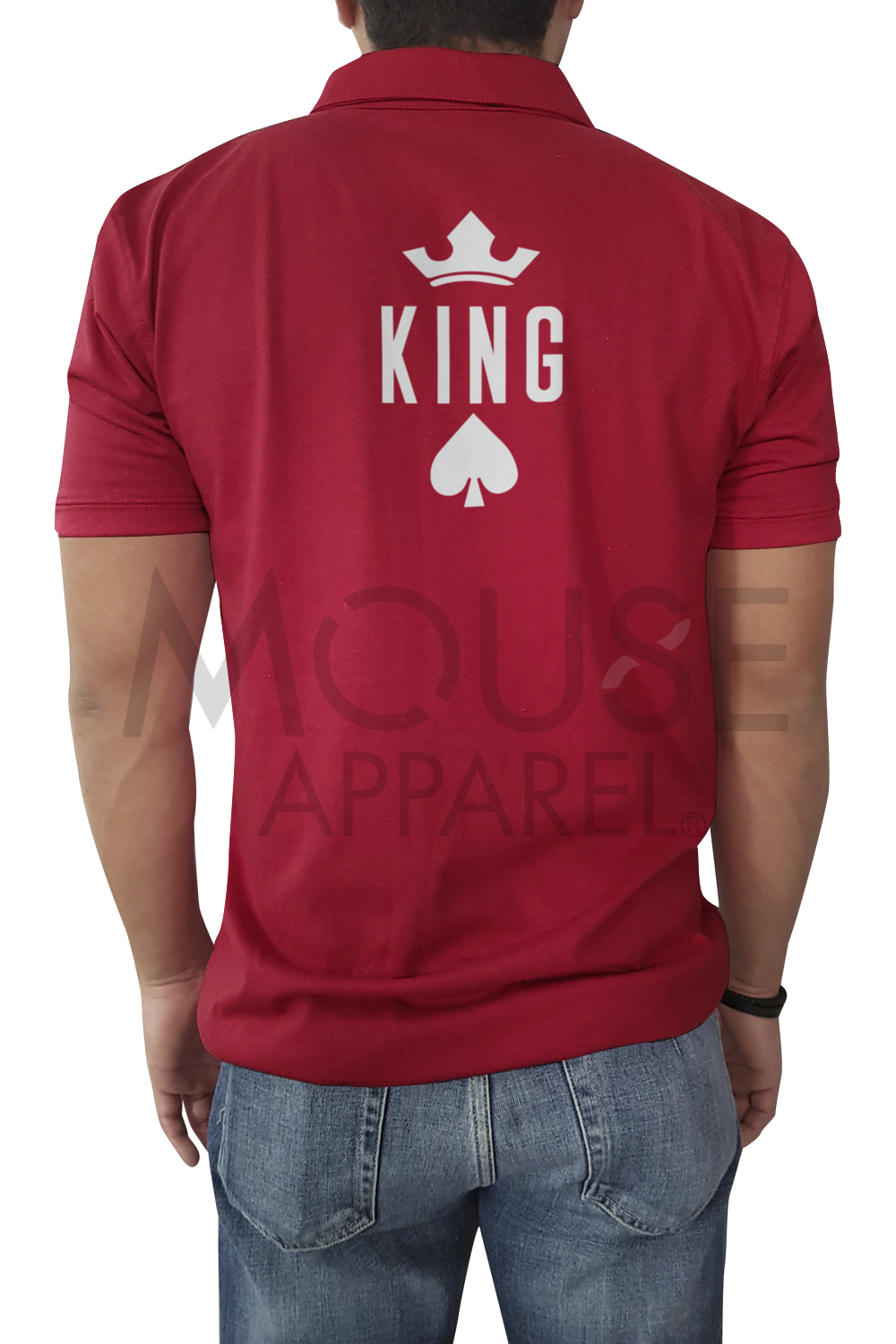 Playera Caballero Tipo polo. King