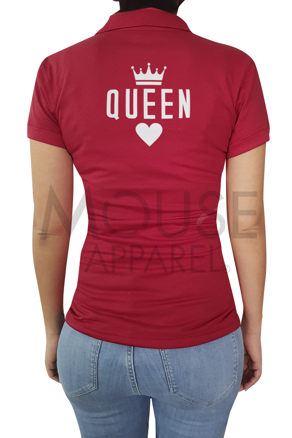 Playera Dama tipo polo . Queen