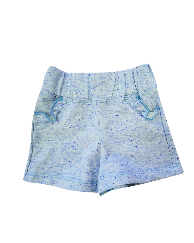 Short Niña - Azul jaspe