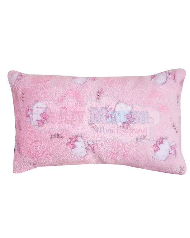 Almohada indeformable polar. Gatitas rosa