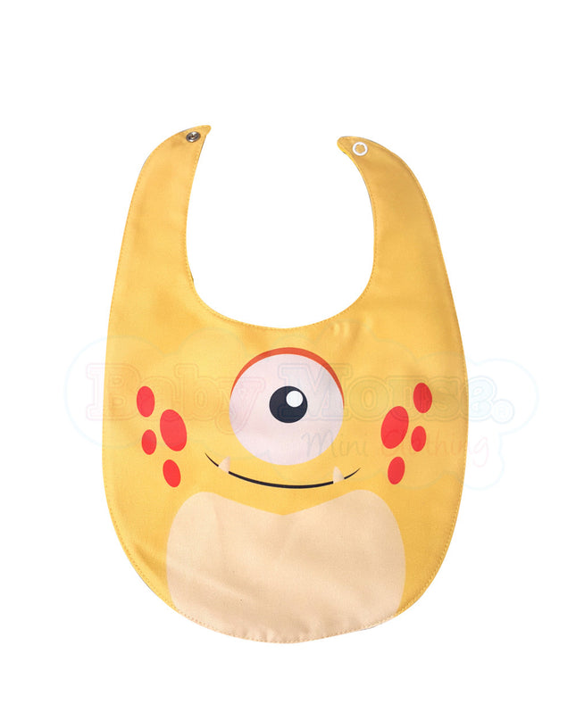 Babero impermeable. Yellow Monster