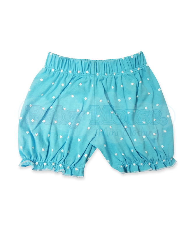 Bloomer tradicional para niña. Turquesa