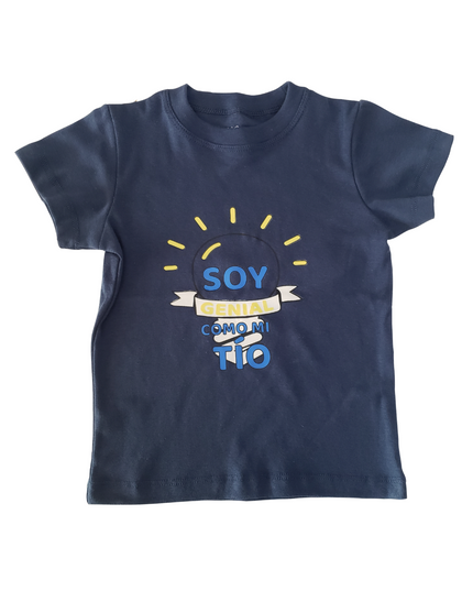 Playera Kids. Genial como mi tío