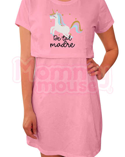 Dúo Camisón lactancia + Mameluco. De tal madre