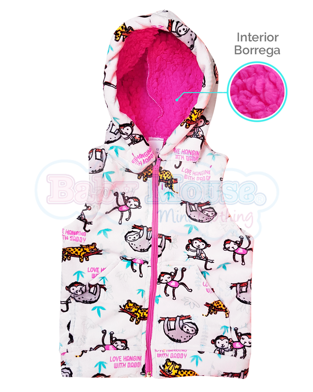 Chaleco Bebé Flanel - Changuitas