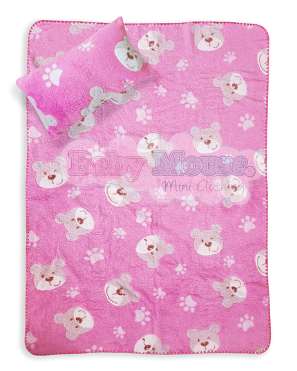 Set de dulces sueños. Oso rosas