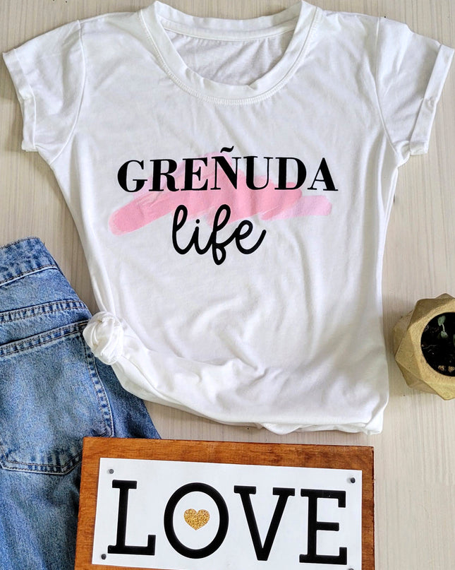 Blusa dama manga corta. Greñuda Life