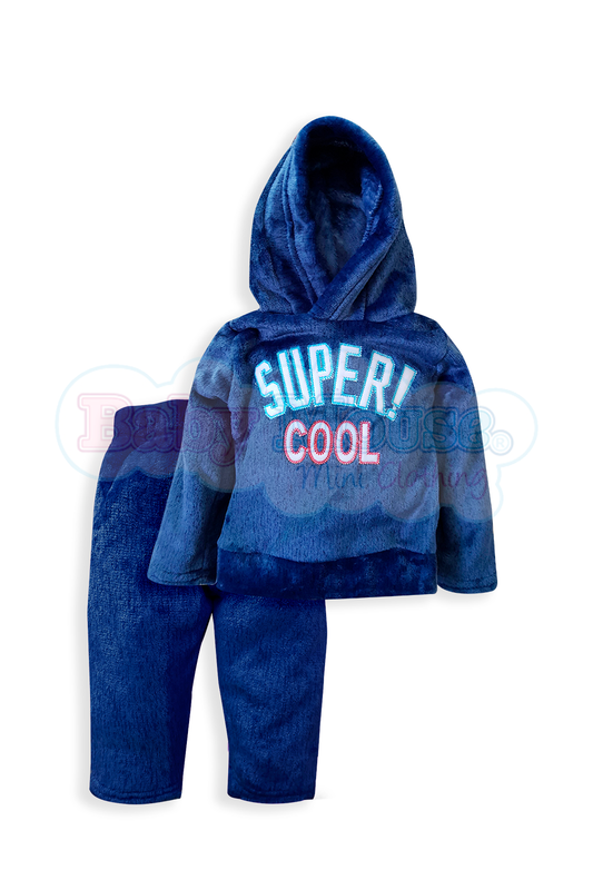 Conjunto Flanel Azul - Super Cool