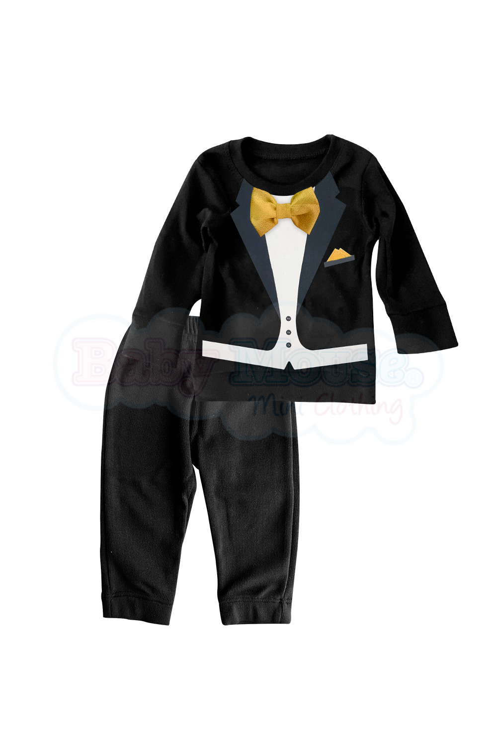 Conjunto 2 Piezas Kids. Smoking fiesta moño real