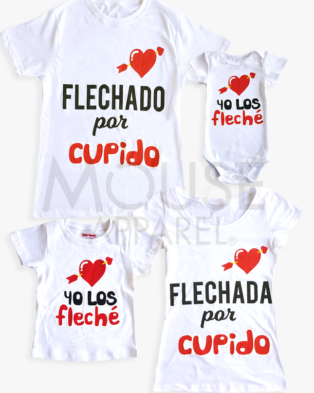 Playera caballero. Flechado