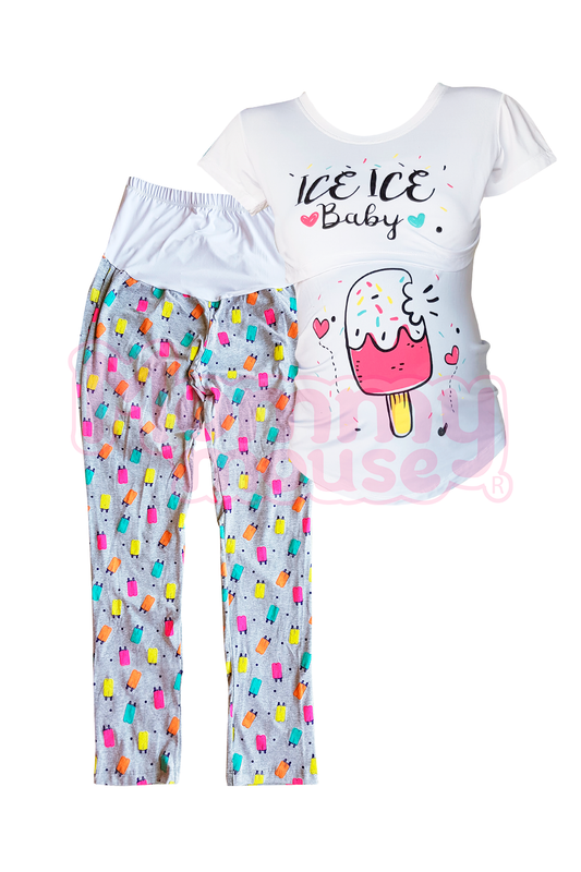 Pijama maternidad-lactancia mc. Ice Ice Baby