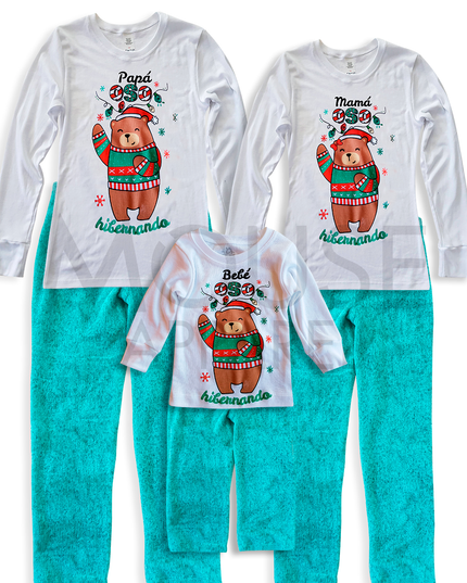 Pijama Polar Caballero. Papá Oso