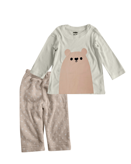 Pijama Polar 1 a 10 Años. Oso