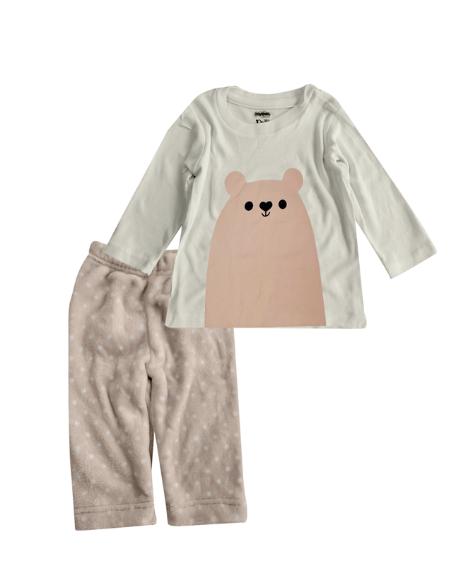Pijama Polar 1 a 10 Años. Oso