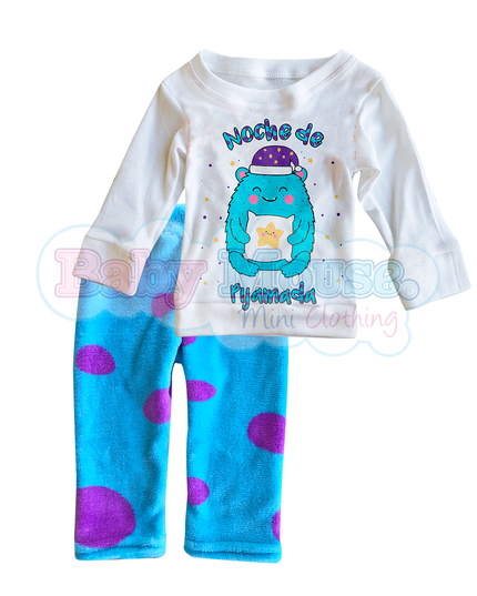 Pijama polar 6 a 24 meses. Baby Monster