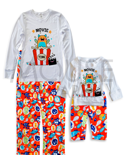 Pijama polar 6 a 24 meses. Movie time marcianos