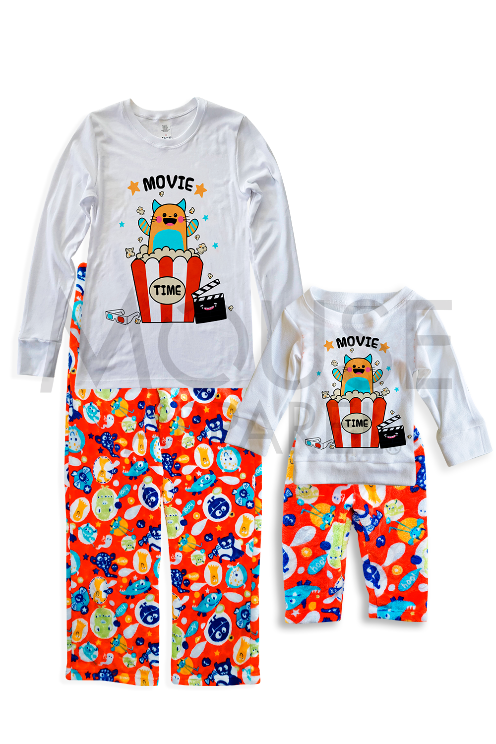 Pijama polar 6 a 24 meses. Movie time marcianos