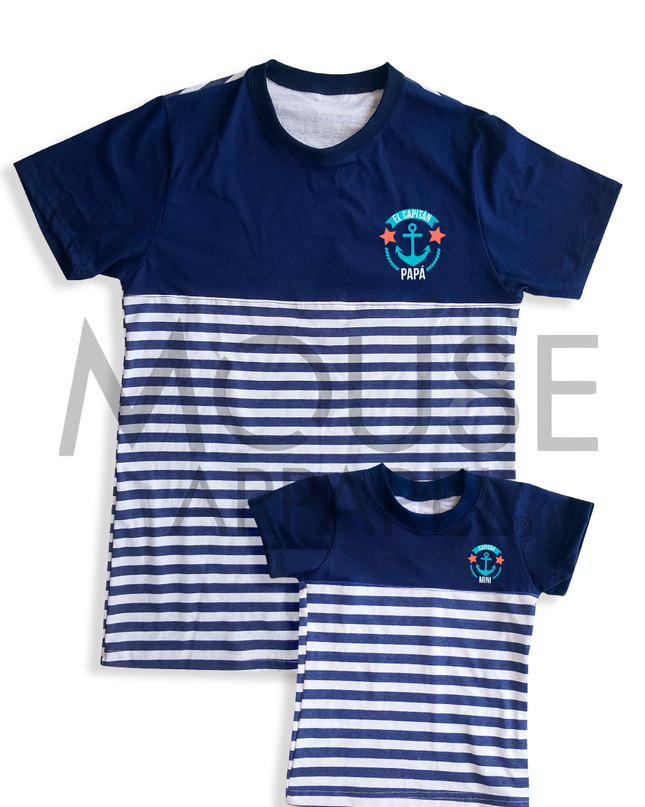 Playera caballero. Capitán.