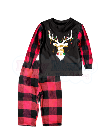 Pijama Franela 6 y 12 Meses. Christmas Party
