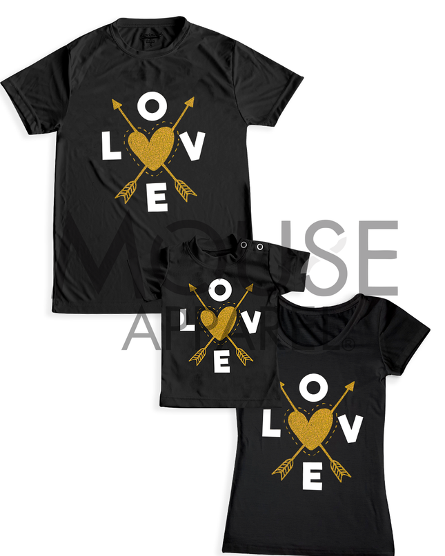 Playera kids manga corta. Love Flecha