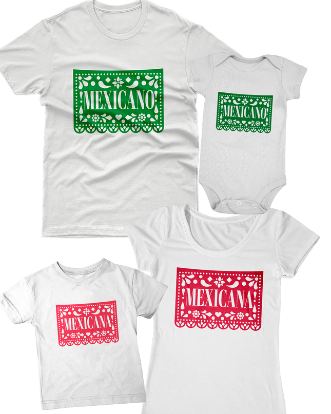 Playera Kids Niña manga corta. Mexicana