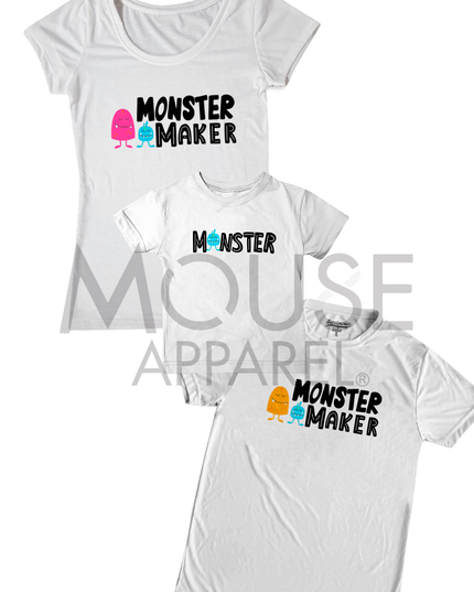 Playera Bebé manga corta . Monster