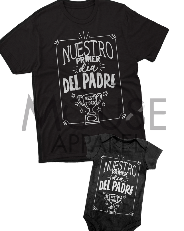 Playera Caballero. Nuestro primer día del padre