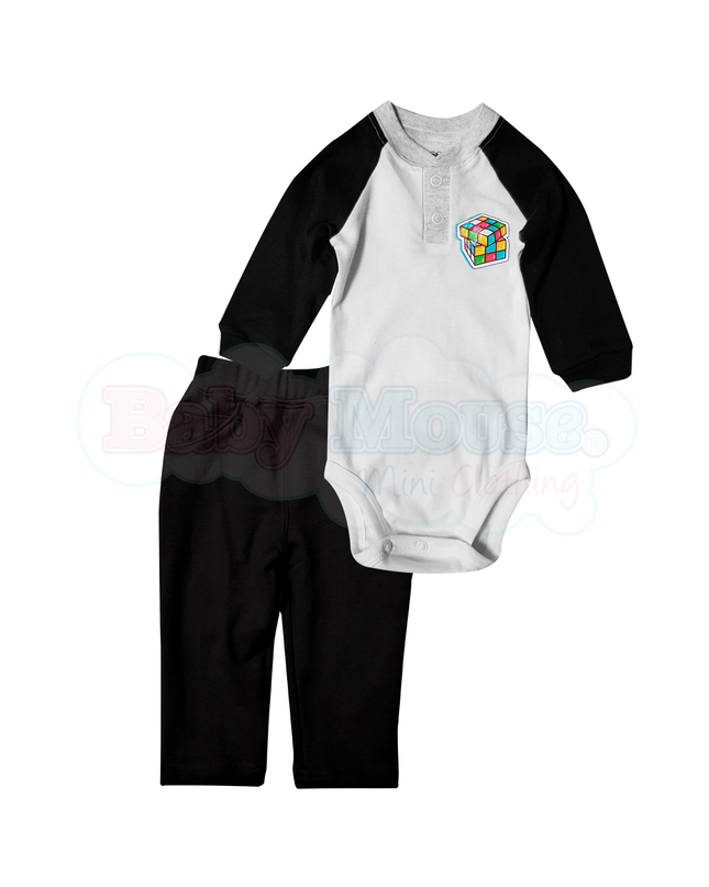 Set Henley 2 pzas. Rubik