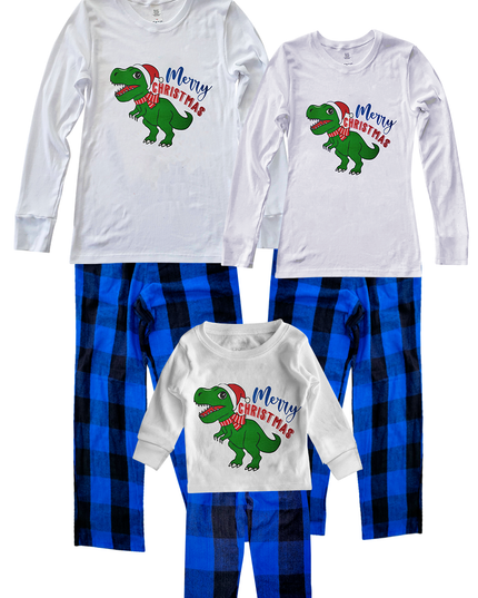 Pijama Franela 1 a 10 Años. Rex Christmas