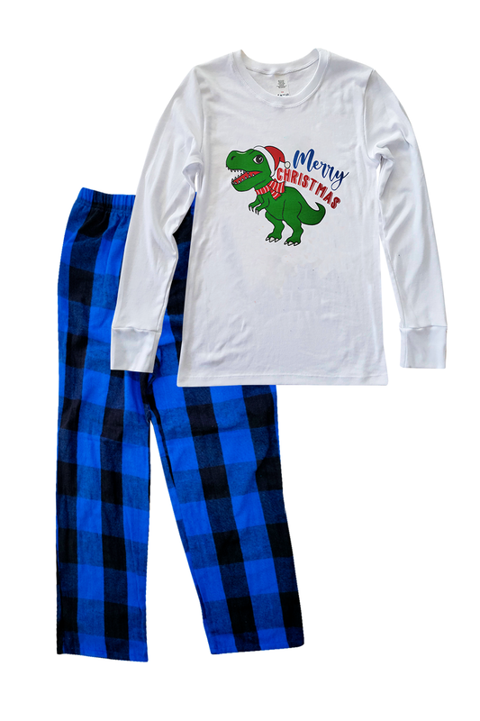 Pijama Franela Caballero. Rex Christmas