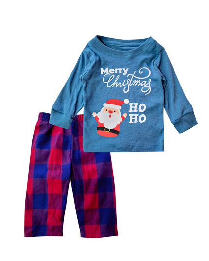 Pijama Franela 1 a 10 Años. Santa Christmas