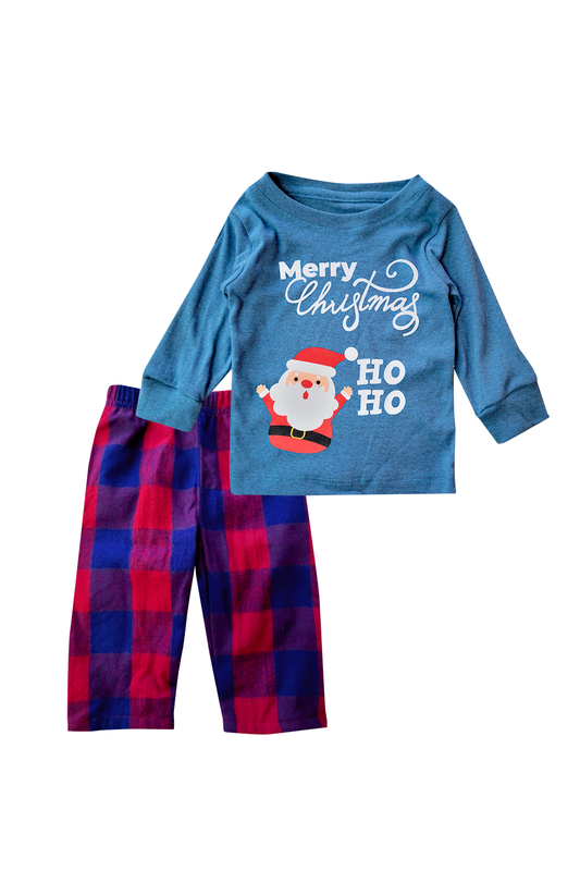 Pijama Franela 1 a 10 Años. Santa Christmas