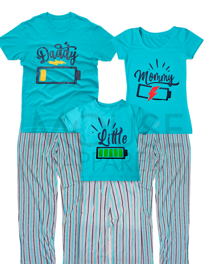 Pijama Caballero manga corta. Daddy Battery