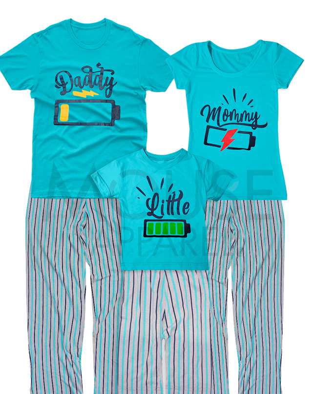 Pijama Caballero manga corta. Daddy Battery