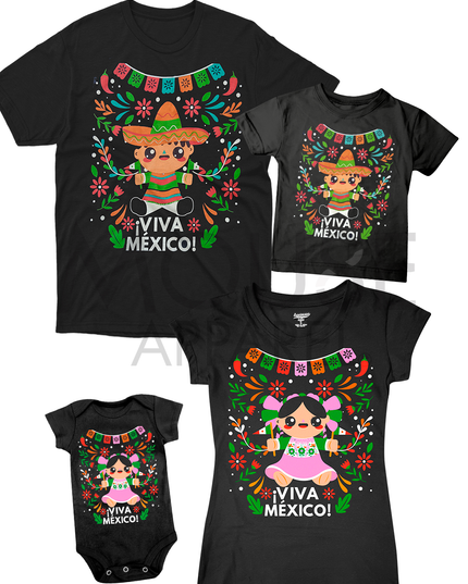 Playera caballero . Muñeco mexicano