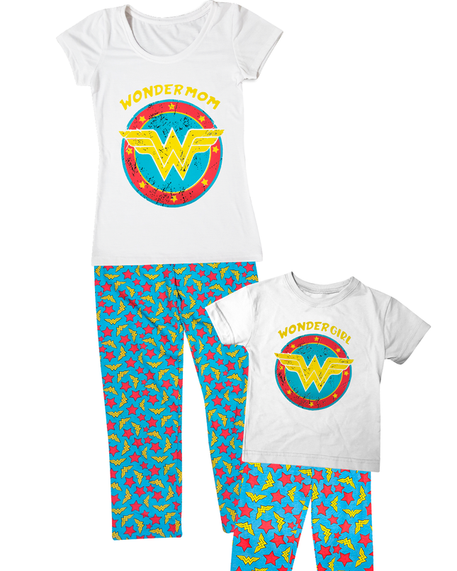 Pijama Dama manga corta. Wonder woman