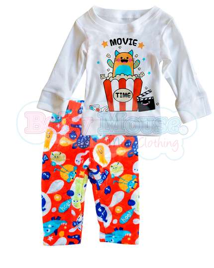 Pijama polar 6 a 24 meses. Movie time marcianos