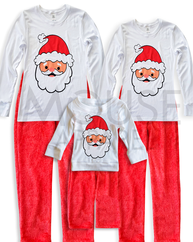 Pijama polar 6 a 24 meses. Santa